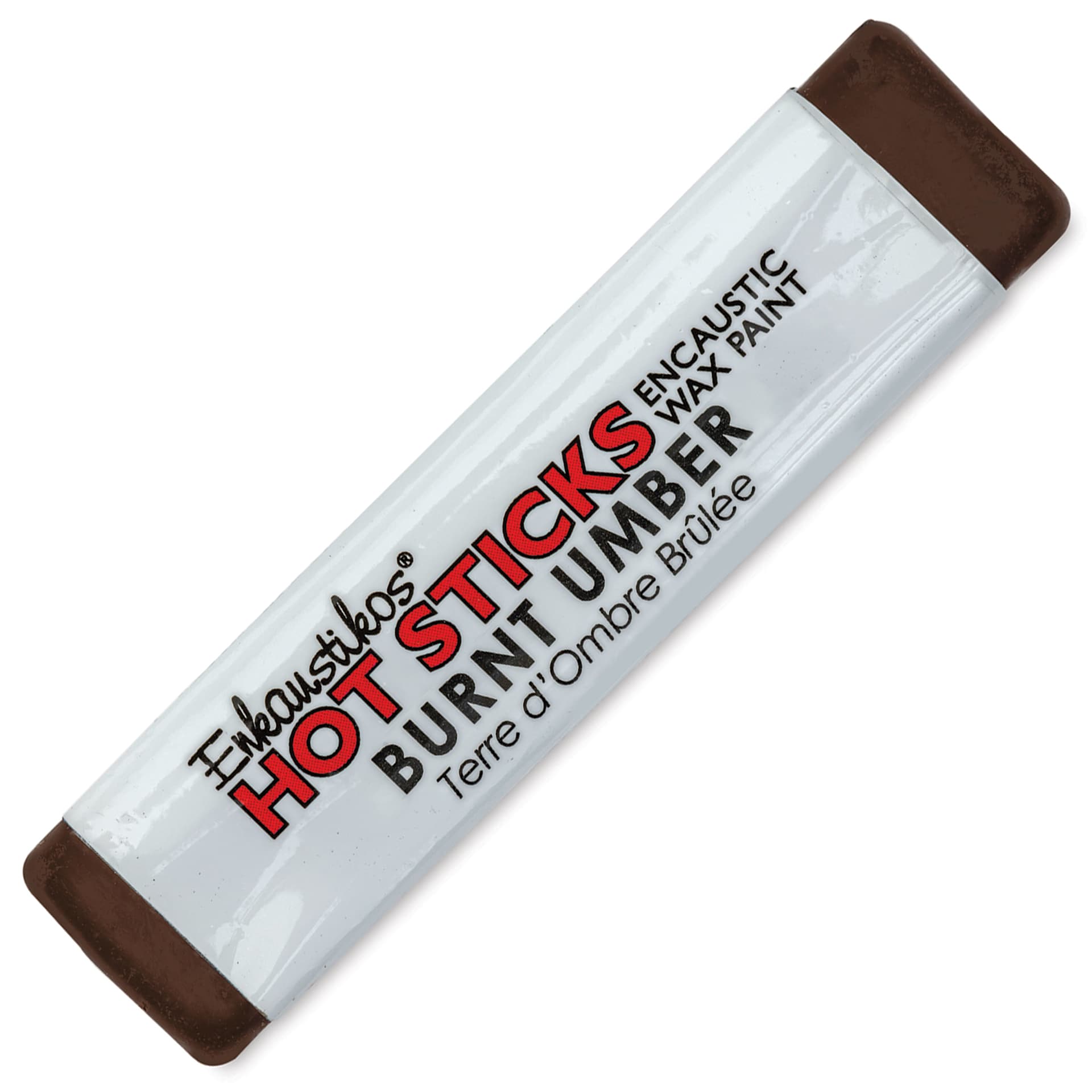 Enkaustikos - Hot sticks Encaustic Paint, Burnt Umber, 13 ml Stick