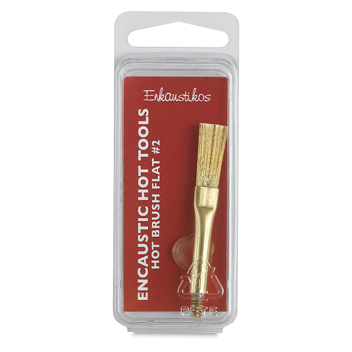 Enkaustikos Hot Brush Attachment - Flat, Size 2 front of package