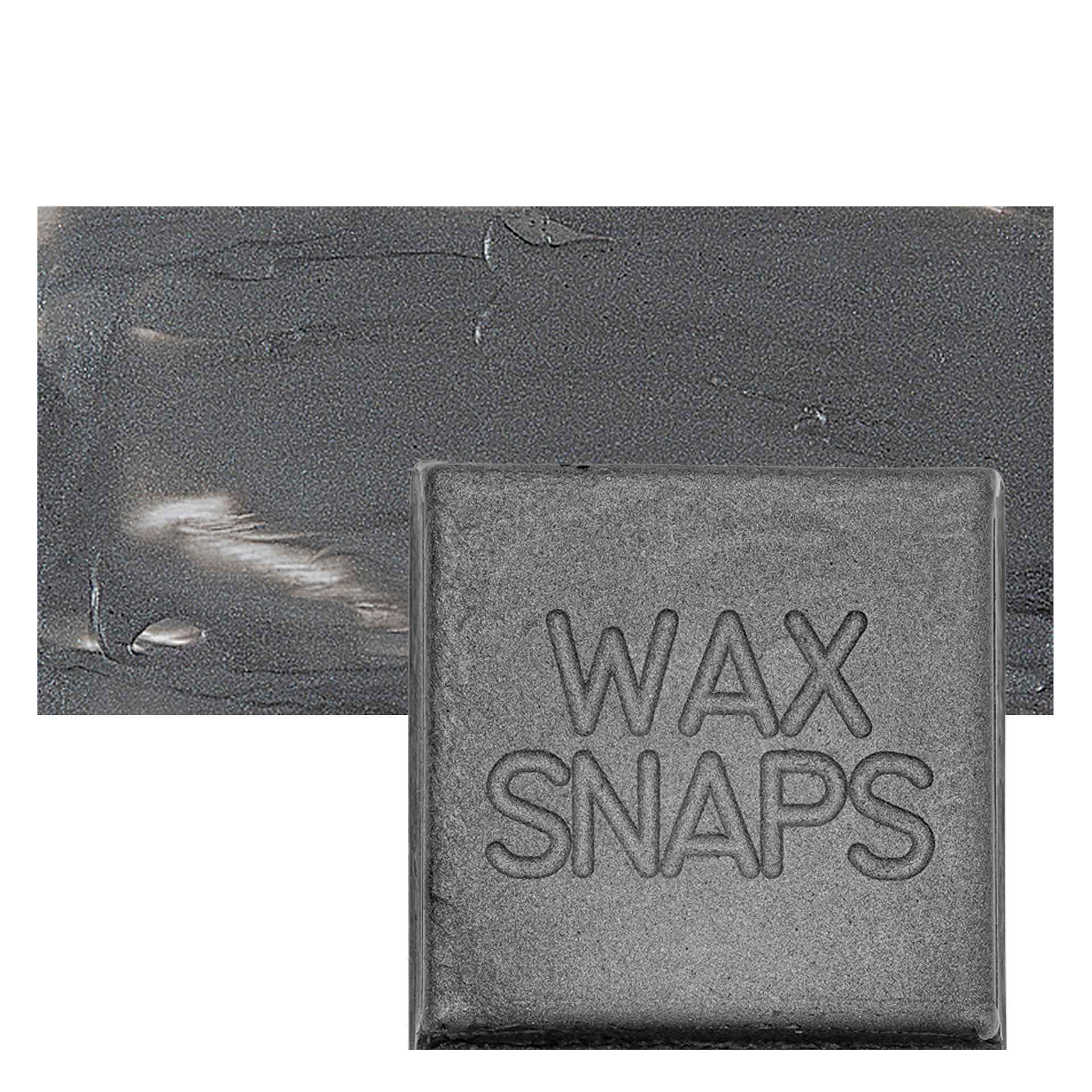 Enkaustikos Wax Snaps Encaustic Paint - Antique Silver Pearl, 40 ml snaps and swatch