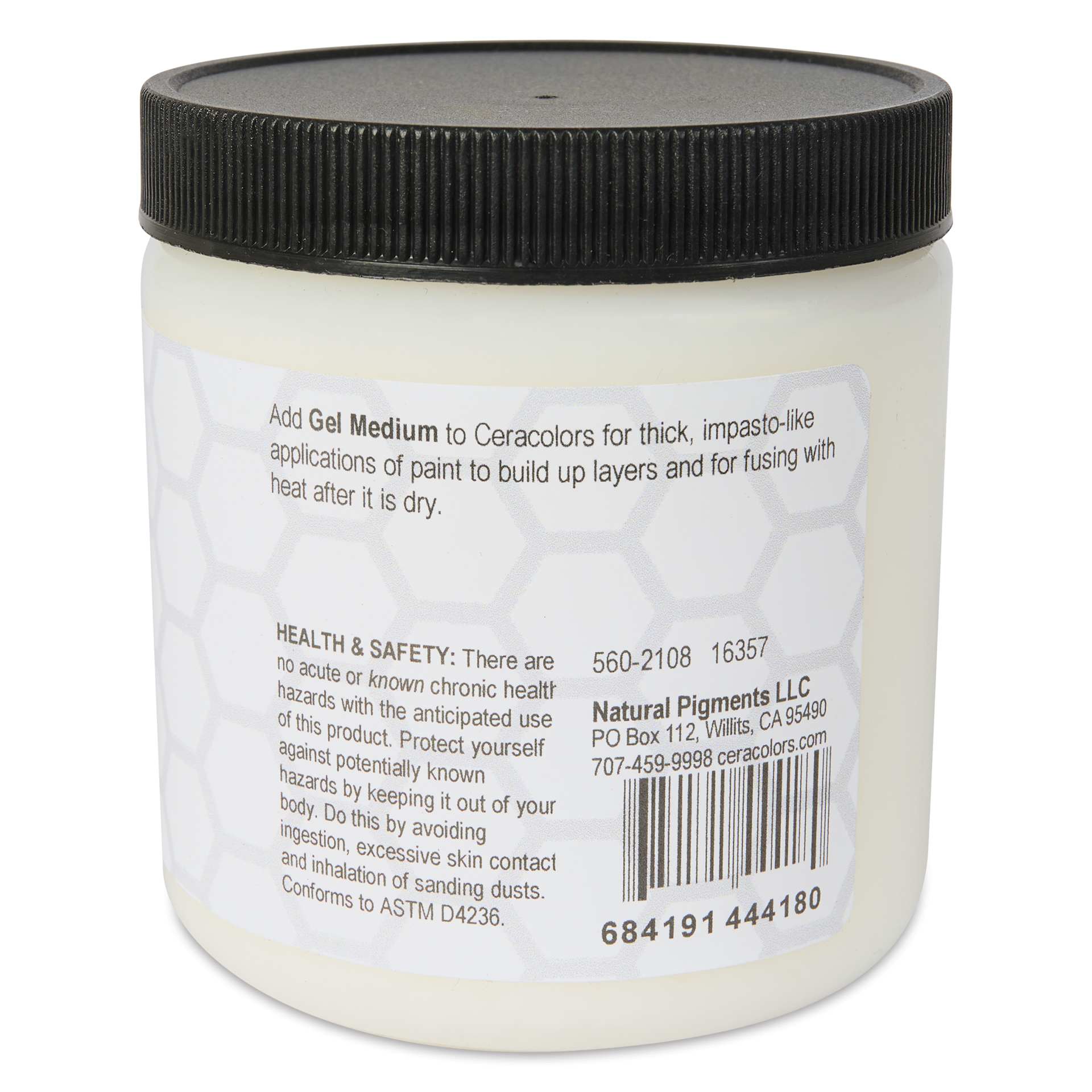 Ceracolors Waterborne Wax Paint Gel Medium - 236 ml back
