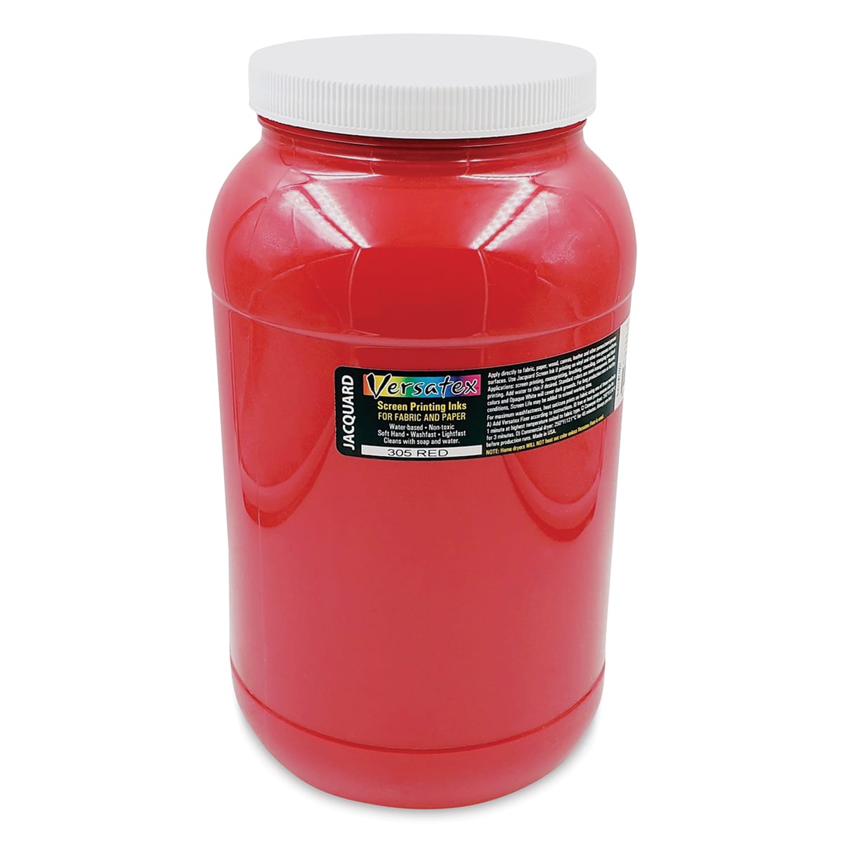 Jacquard Versatex Screen Printing Ink - Red, 128 oz jar
