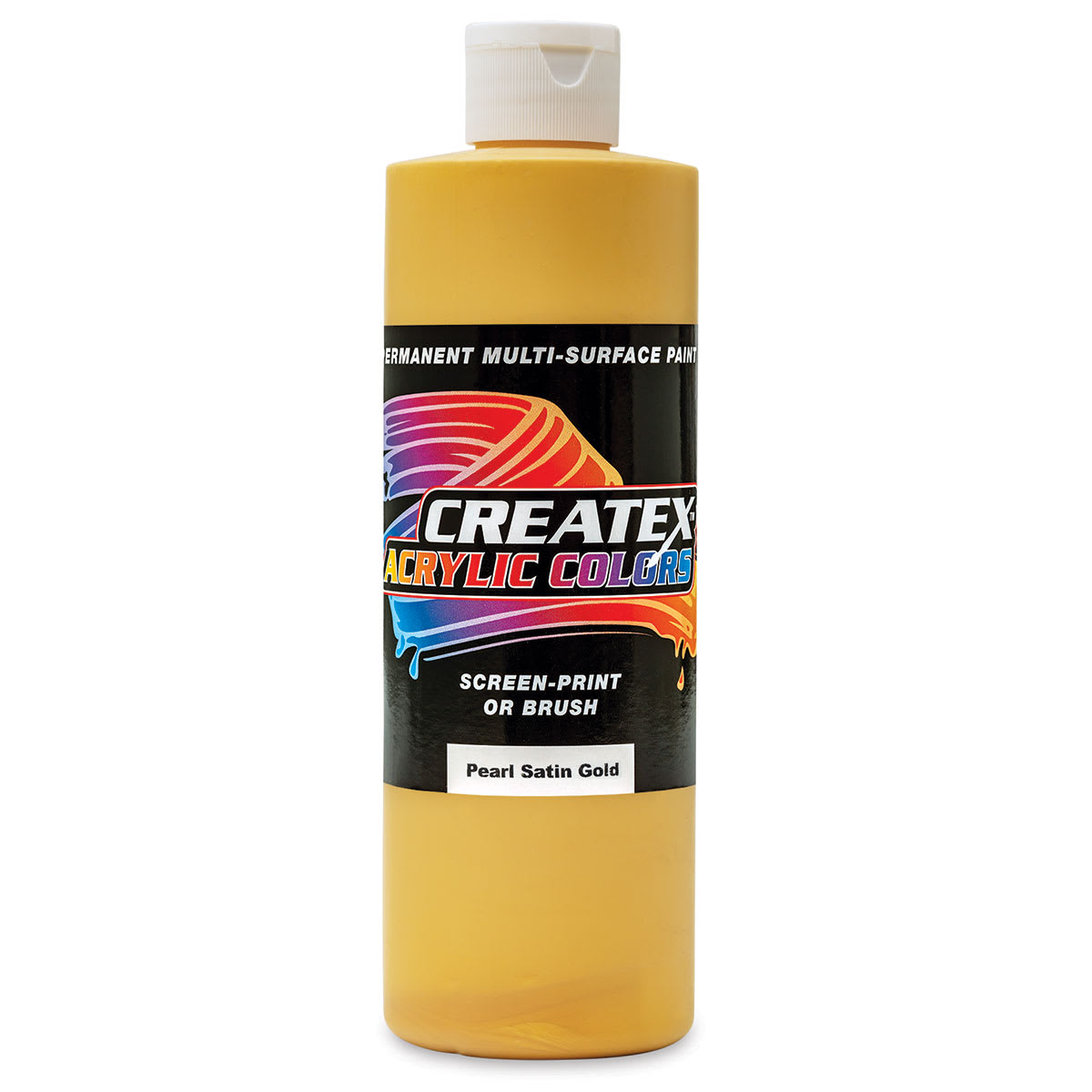 Createx Acrylics - Pearlescent Satin Gold, Pint