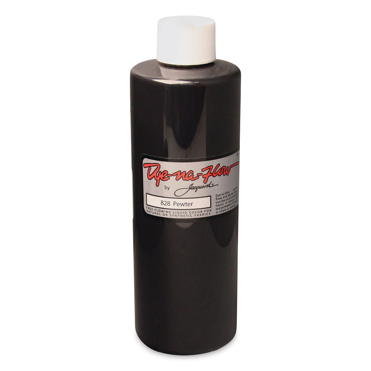 Jacquard Dye-Na-Flow Fabric Color - Pewter, 8 oz jar
