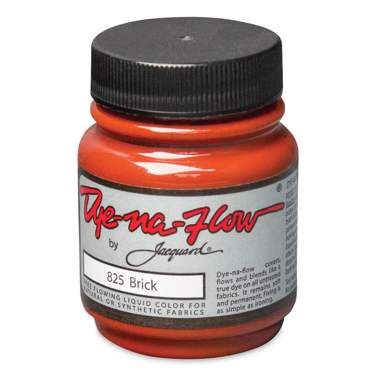 Jacquard Dye-Na-Flow Fabric Color - Brick, 2.25 oz jar