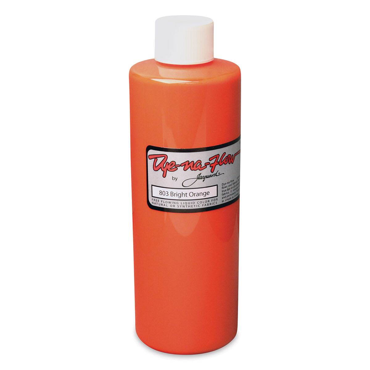 Jacquard Dye-Na-Flow Fabric Color - Bright Orange, 8 oz bottle