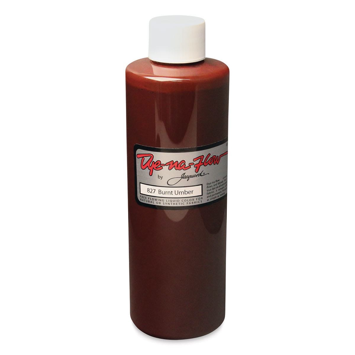 Jacquard Dye-Na-Flow Fabric Color - Burnt Umber, 8 oz bottle