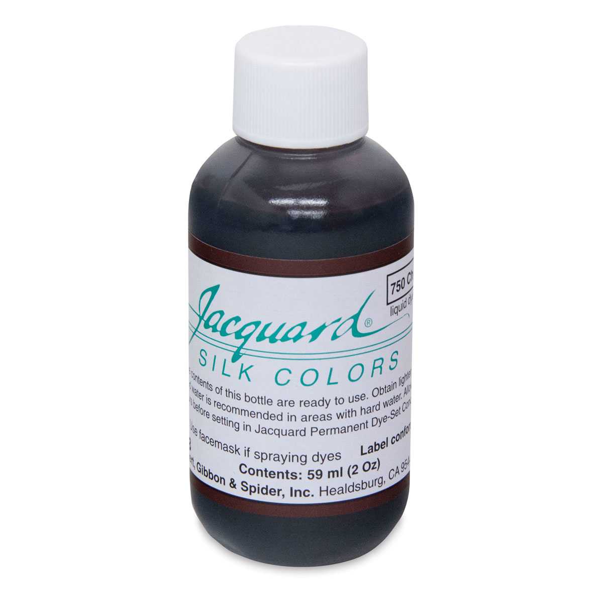 Jacquard Silk Dye - Chocolate Brown, 2 oz bottle