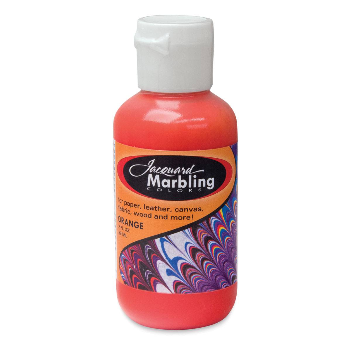 Jacquard Marbling Colors and Kits - Orange, 2 oz