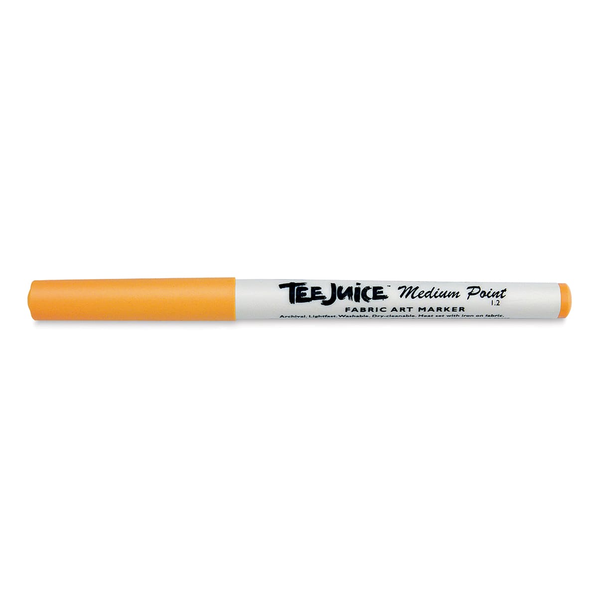 Jacquard Tee Juice Fabric Marker - Tangerine, Medium Point,  Marker