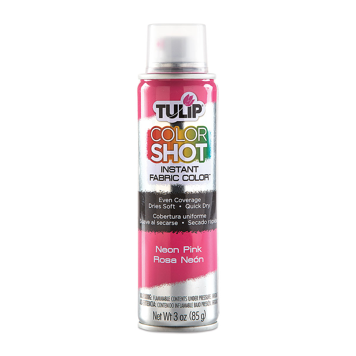 Tulip ColorShot Instant Fabric Color Spray - Neon Pink