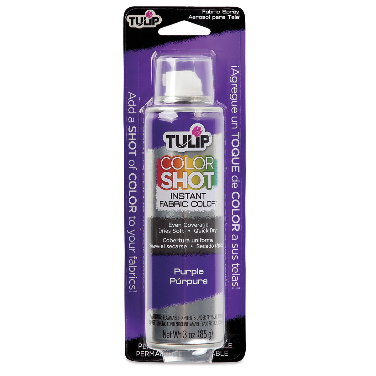 Tulip ColorShot Instant Fabric Color Spray - Purple