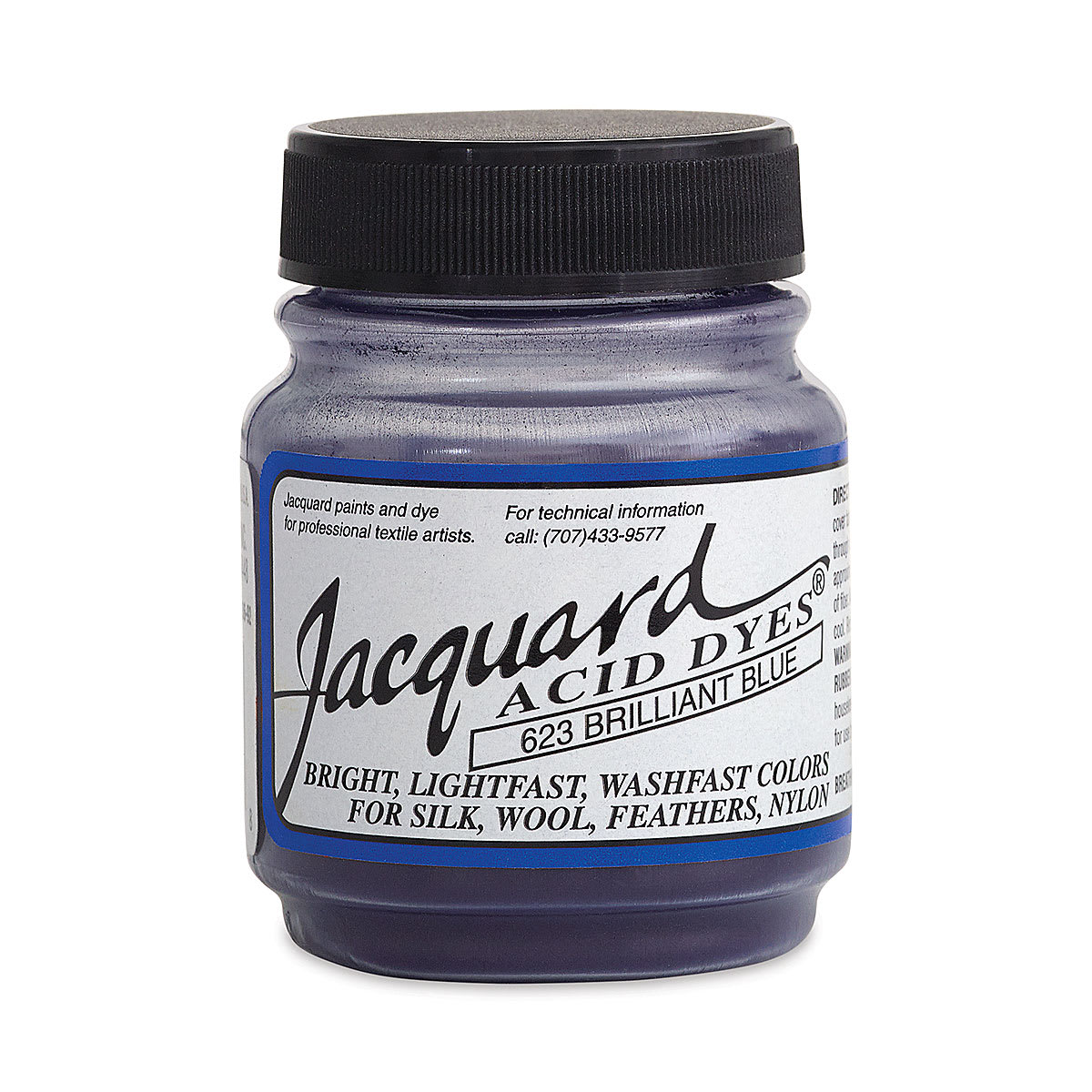 Jacquard Acid Dye - Brilliant Blue, 0.5 oz