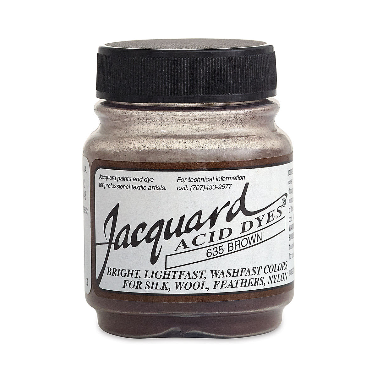 Jacquard Acid Dye - Brown, 0.5 oz