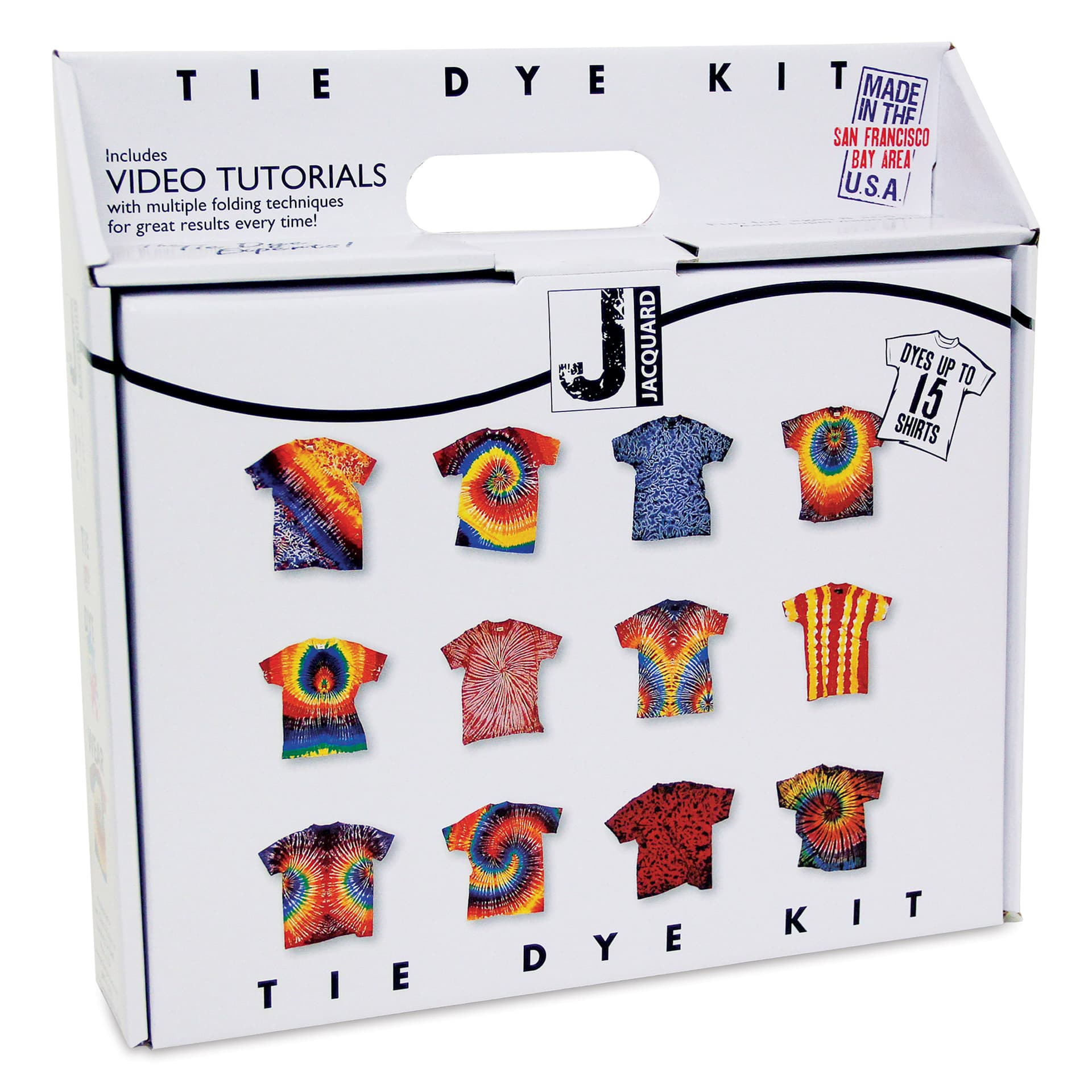 Jacquard Tie Dye Kit packaging angled view