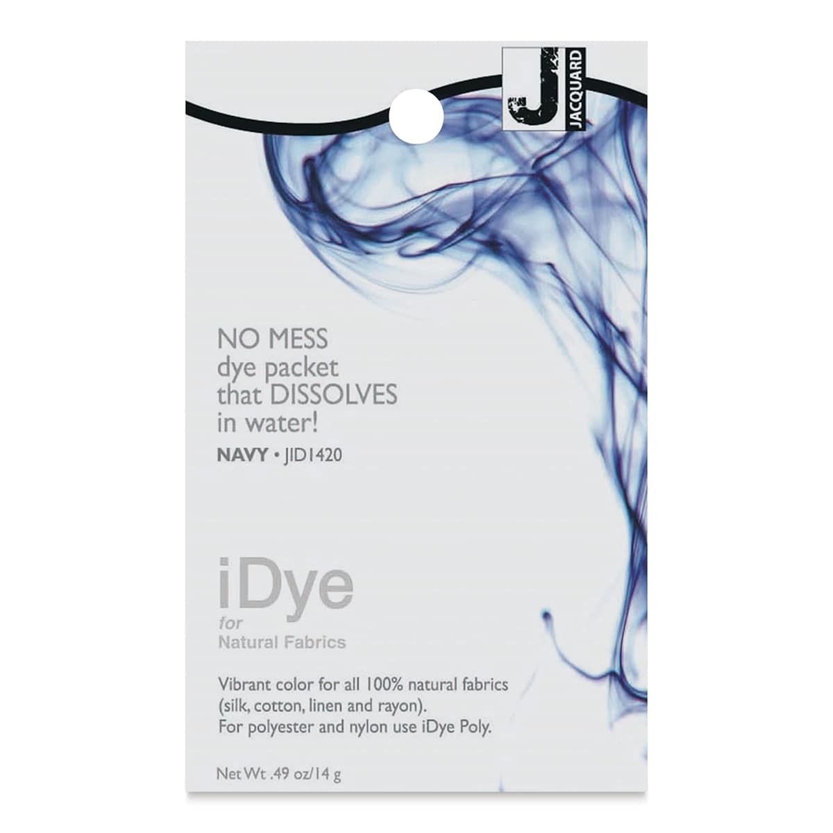 Jacquard iDye - Navy, Natural Fabrics, 14 g packet