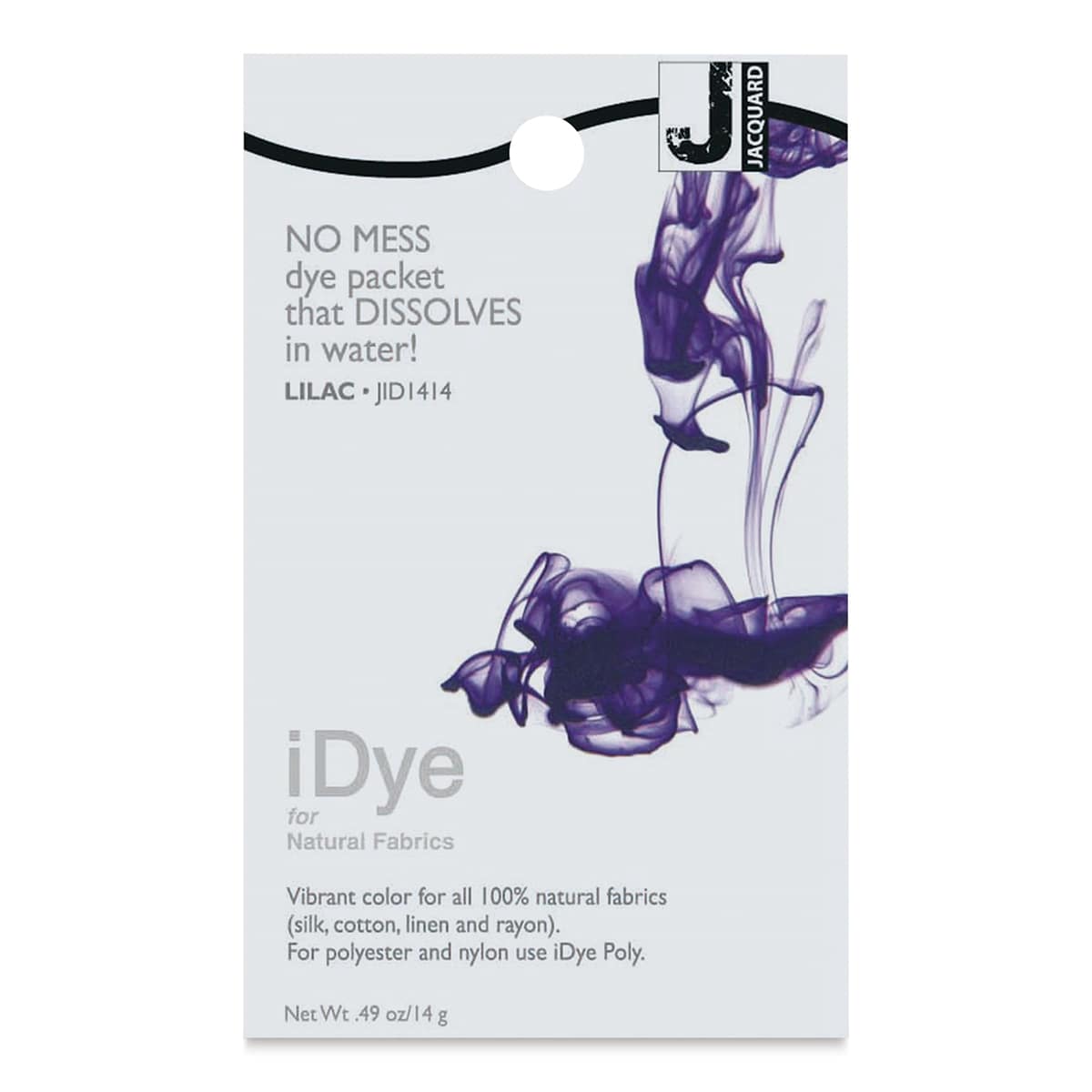 Jacquard iDye - Lilac, Natural Fabrics, 14 g packet