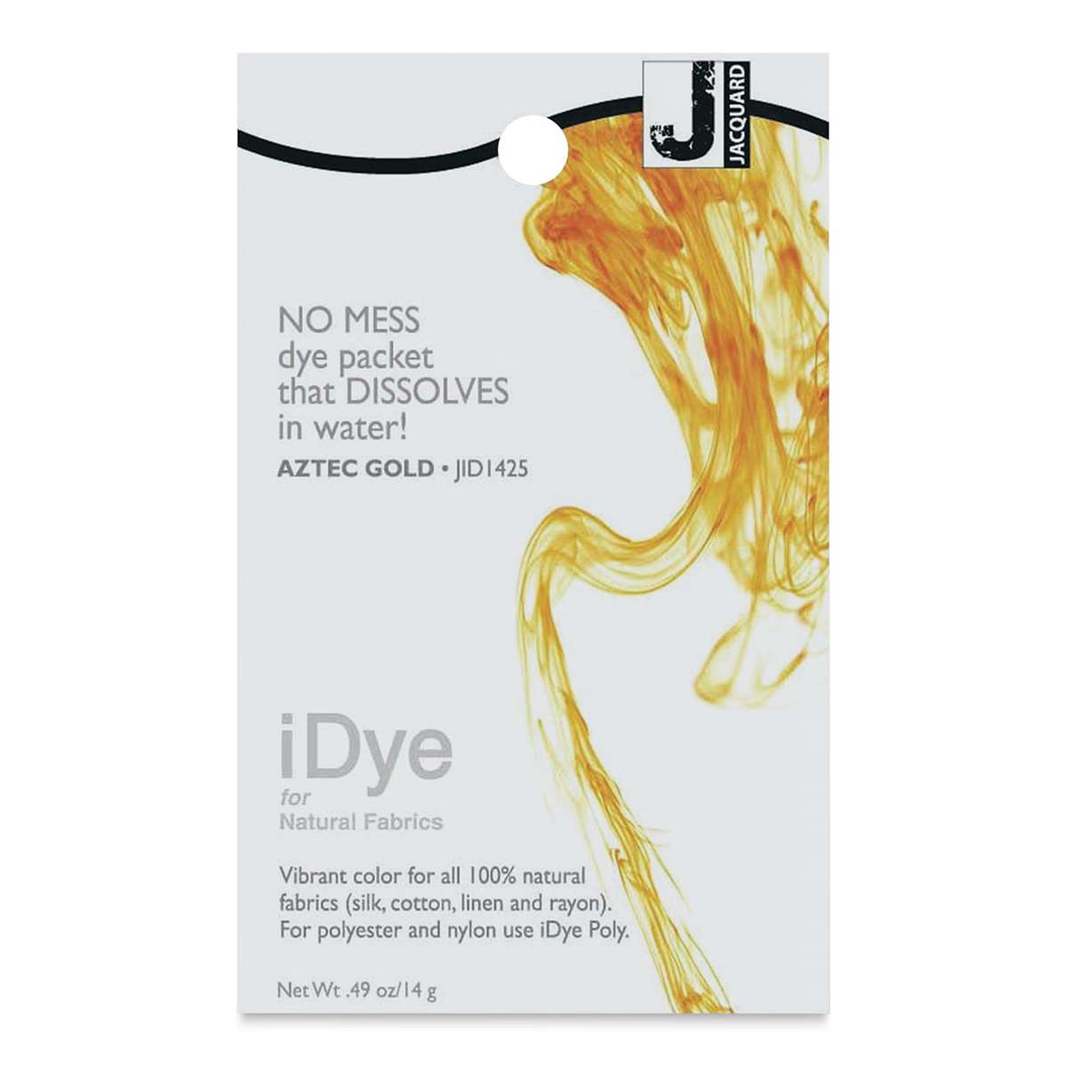 Jacquard iDye - Aztec Gold, Natural Fabrics, 14 g packet