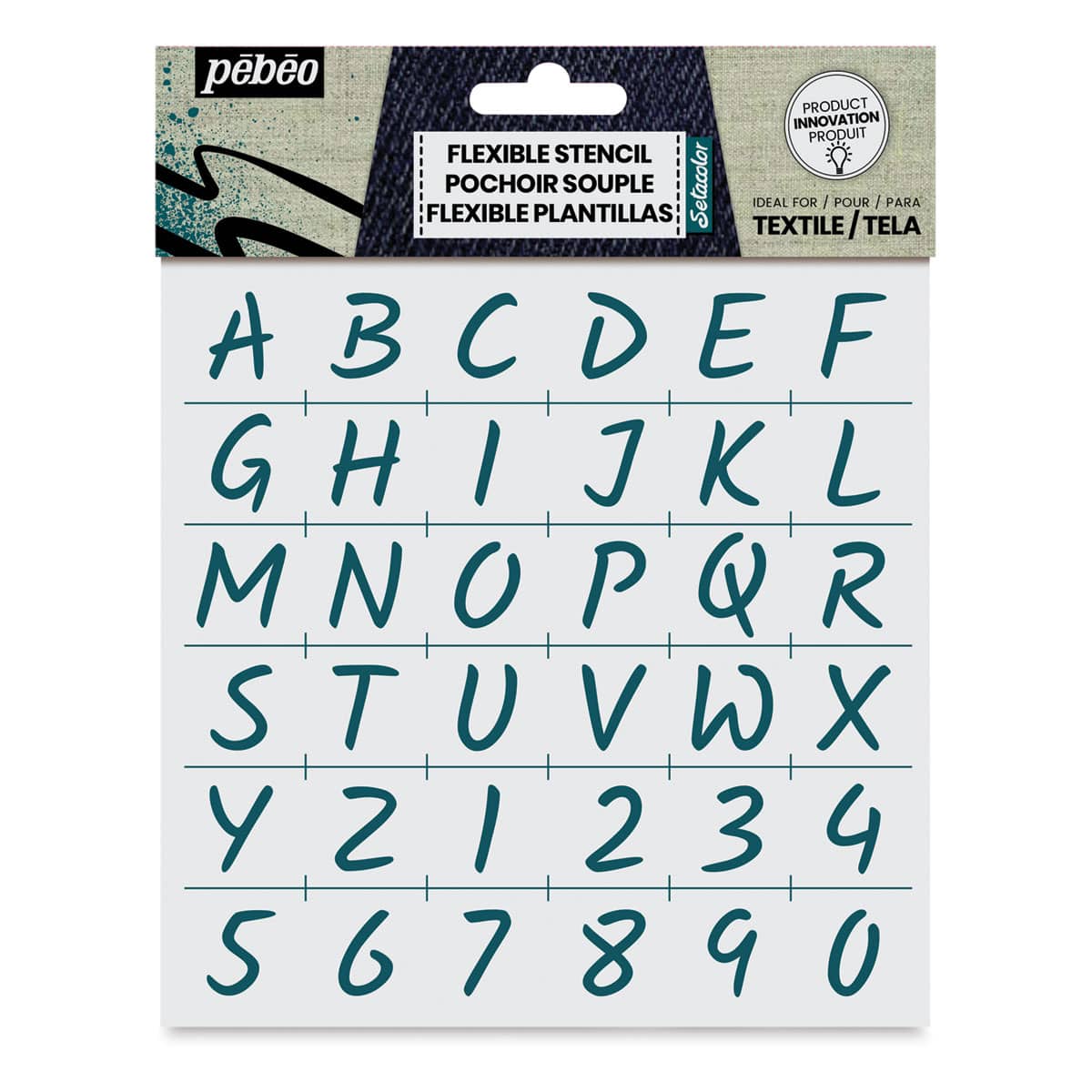 Pebeo 7A Stencils - Front of package of Primer Stencil