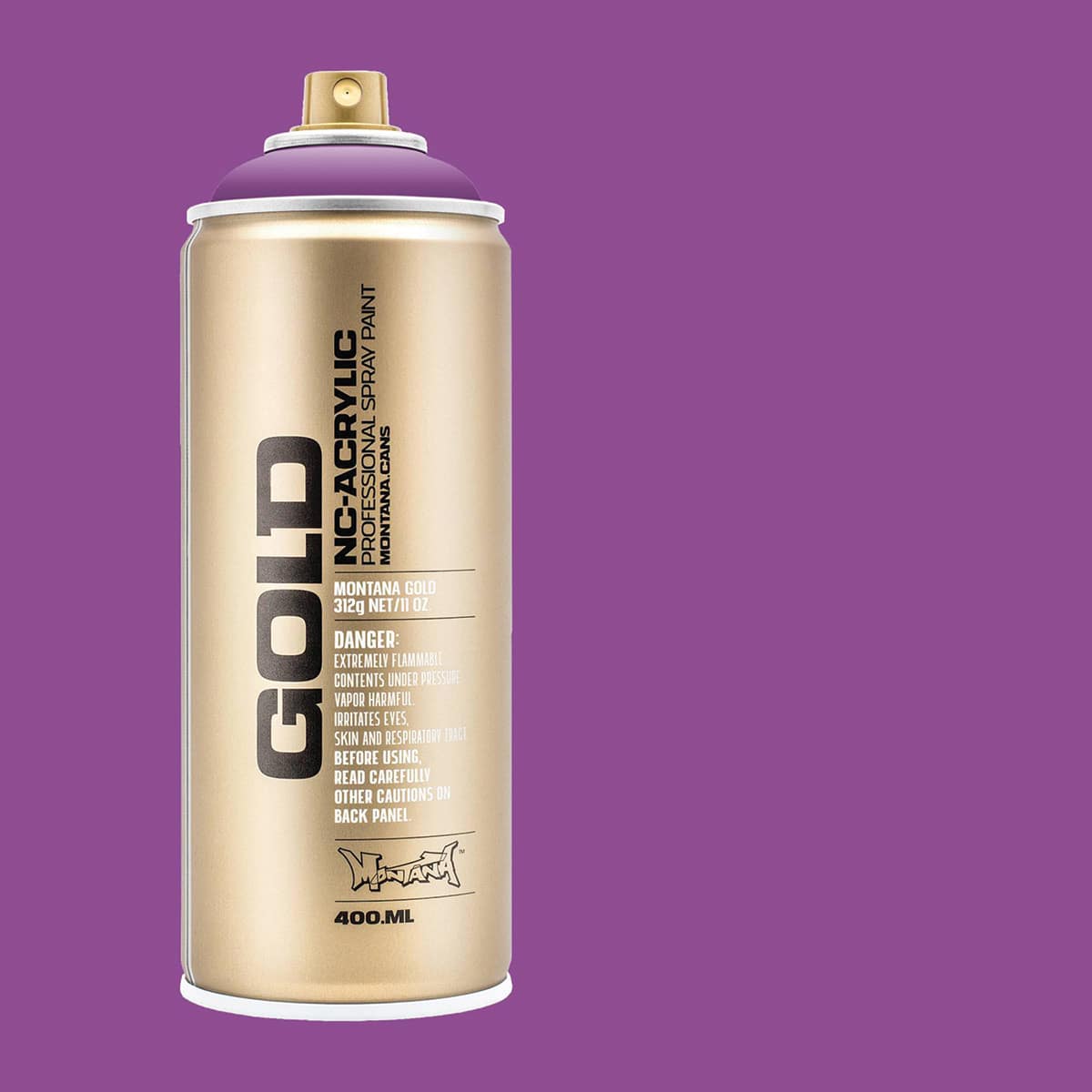 Montana Gold Acrylic Professional Spray Paint - Sweet Dream, 400 ml (Spray can with color swatch)