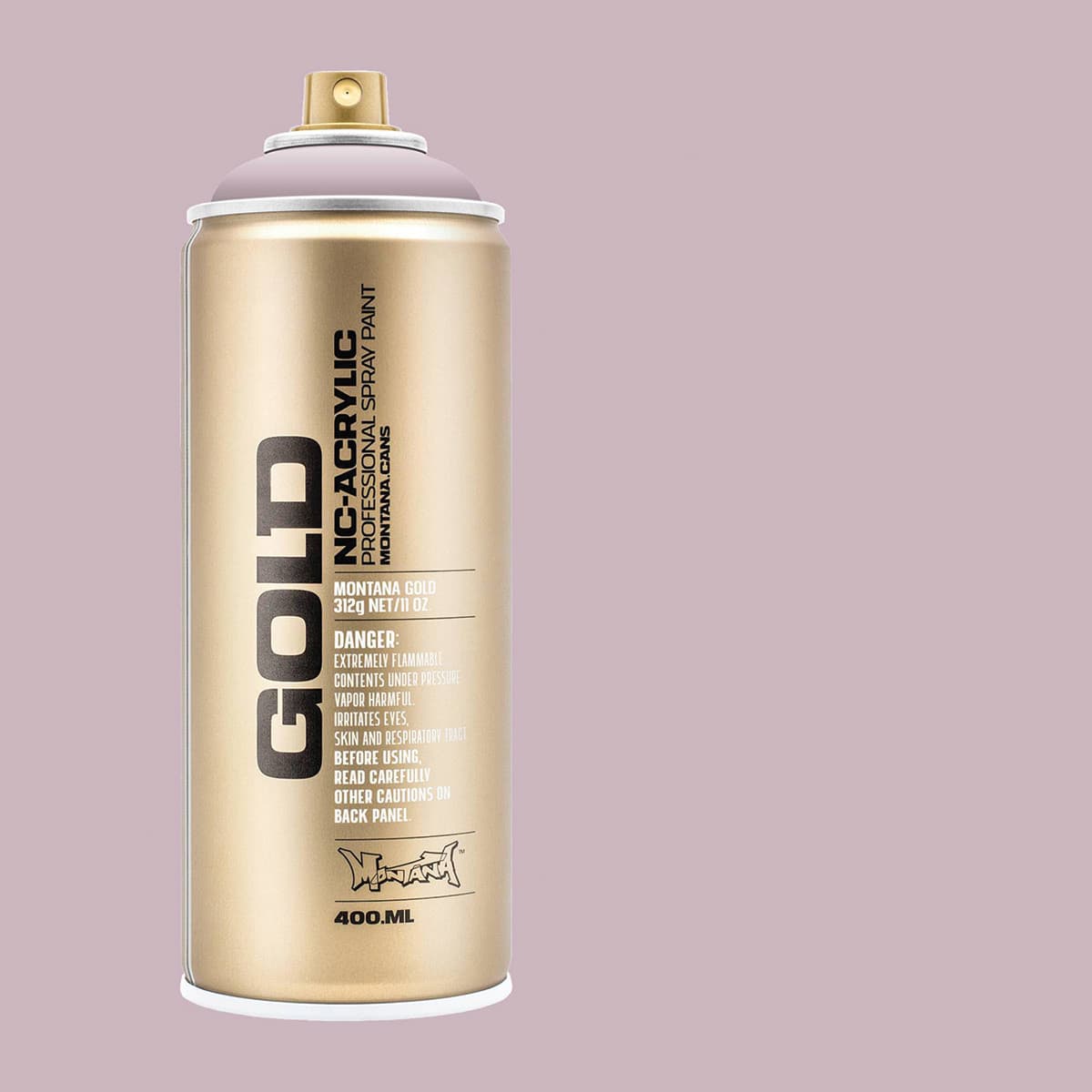 Montana Gold Acrylic Professional Spray Paint - Paris, 400 ml (Spray can with color swatch)