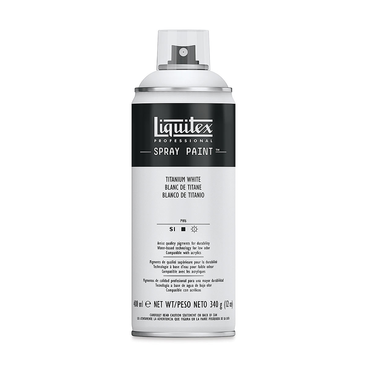 Liquitex Professional Spray Paint - Titanium White, 400 ml can