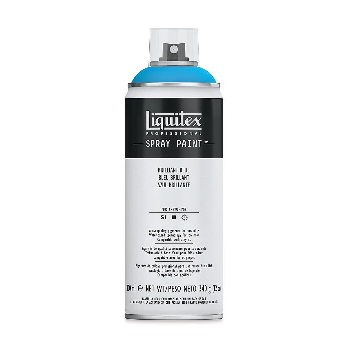 Liquitex Professional Spray Paint - Uncapped Brilliant Blue 400 ml Can Liquitex Professional Spray Paint - Uncapped Brilliant Blue 400 ml Can