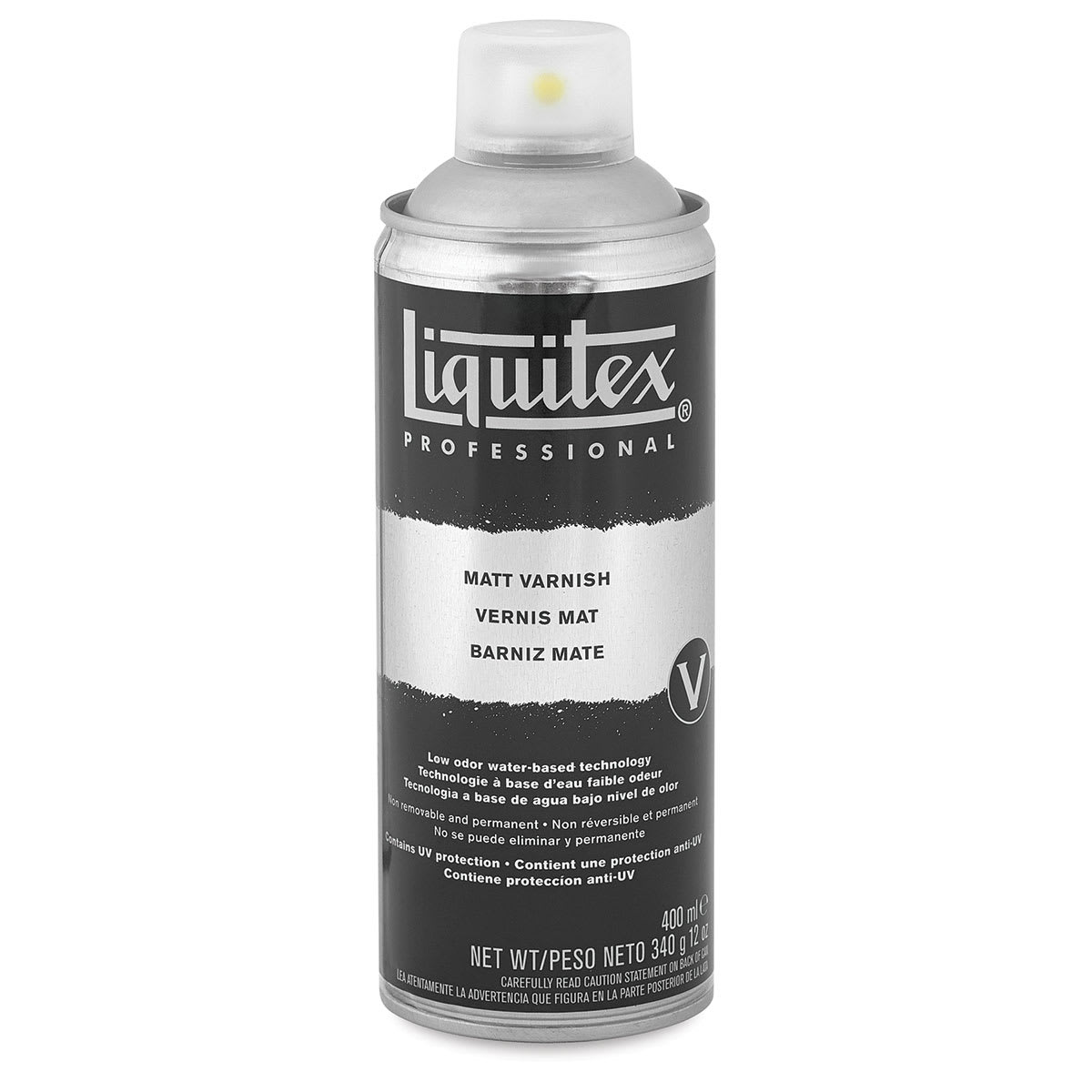 Liquitex Spray Varnish - Front of 400 ml can Matt Spray shown Liquitex Spray Varnish - Front of 400 ml can Matt Spray shown