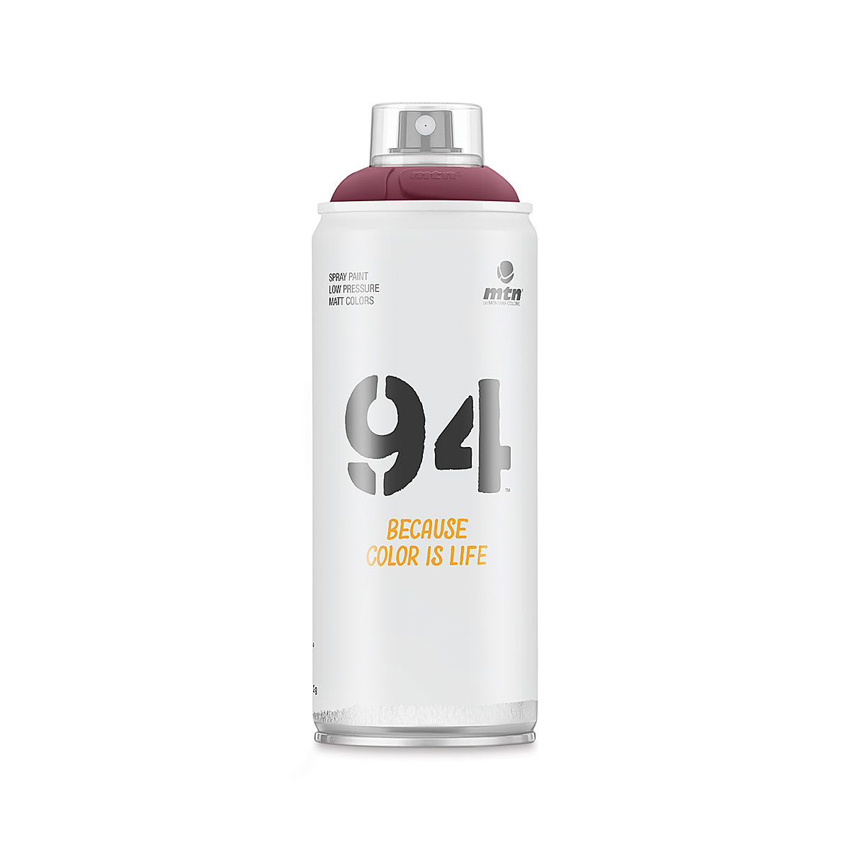 MTN 94 Spray Paint - Biacora Red, 400 ml (front of can) MTN 94 Spray Paint - Biacora Red, 400 ml (front of can)