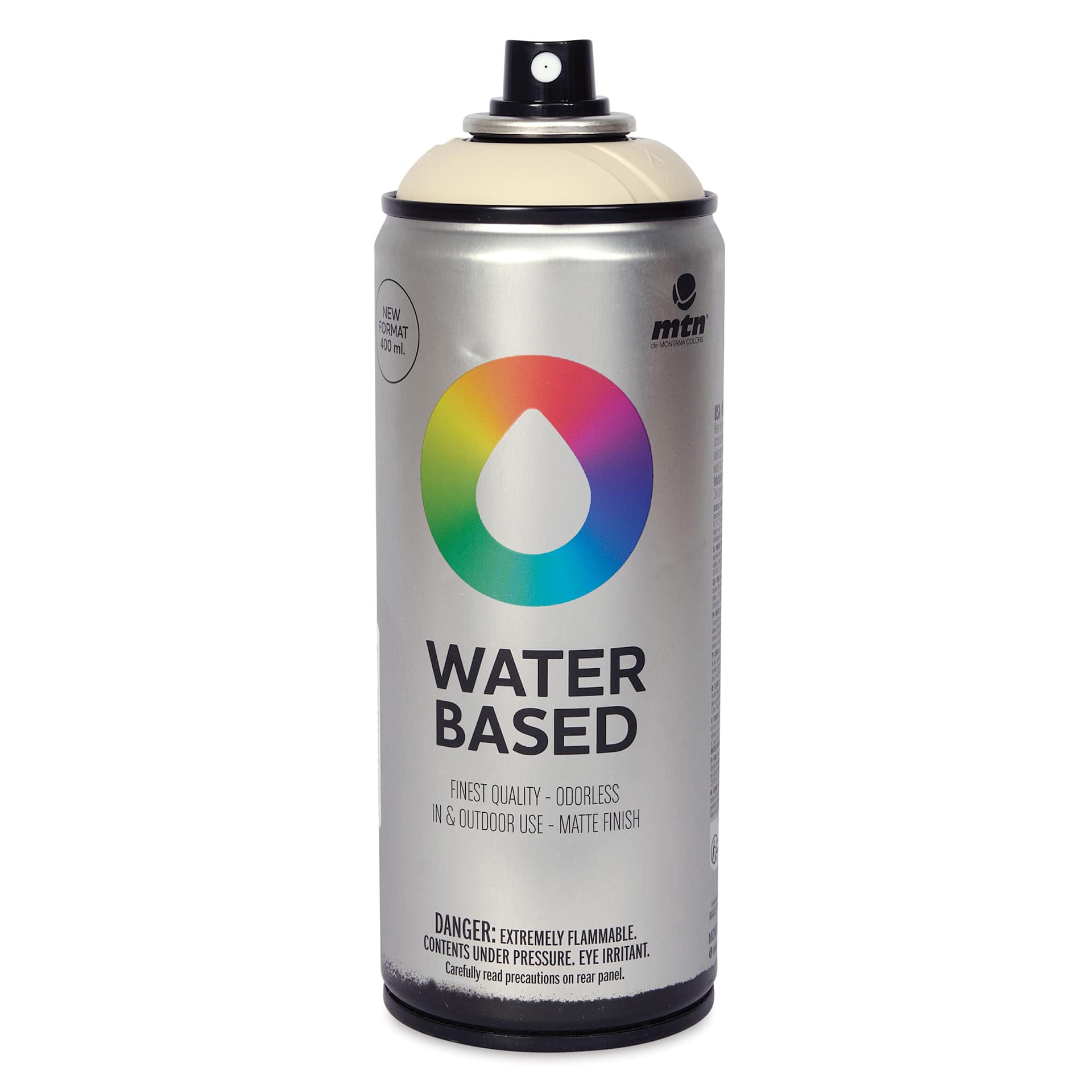 MTN Water Based Spray Paint - Bone White, 400 ml Can
