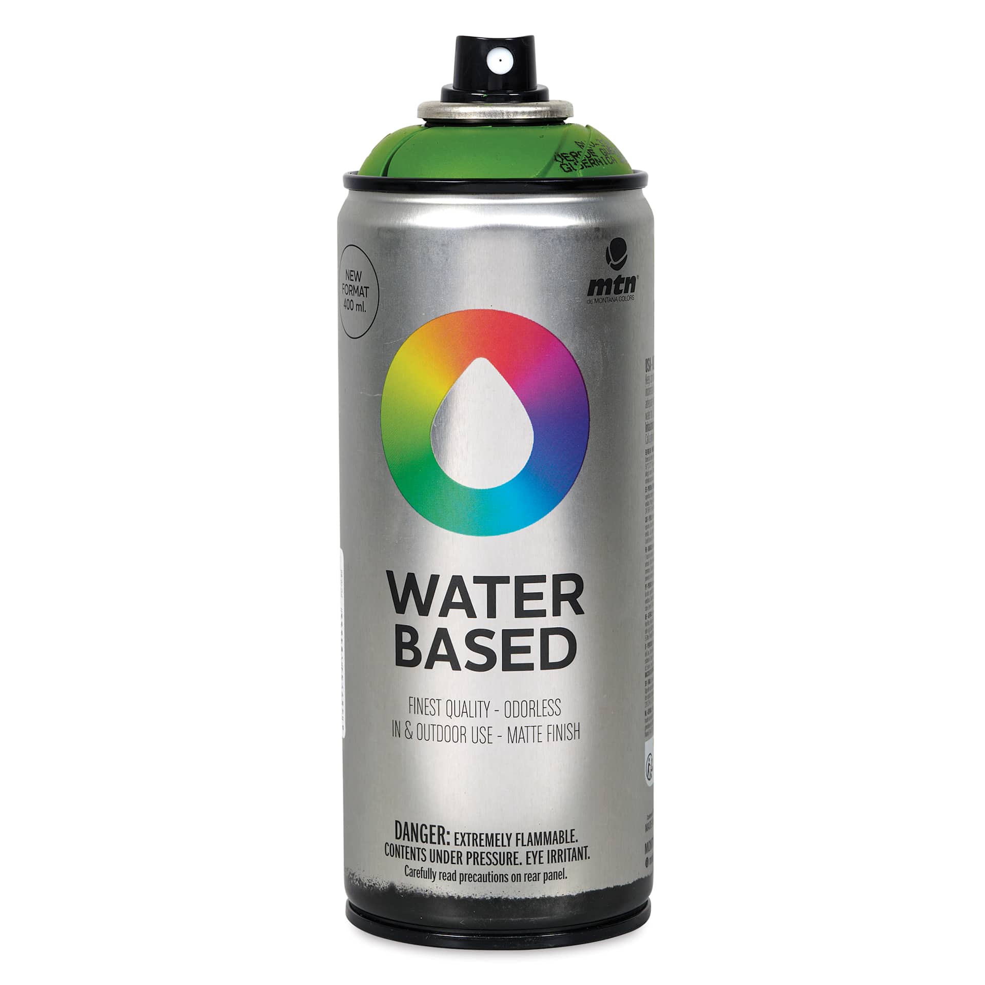 MTN Water Based Spray Paint - Guernica Green, 400 ml Can
