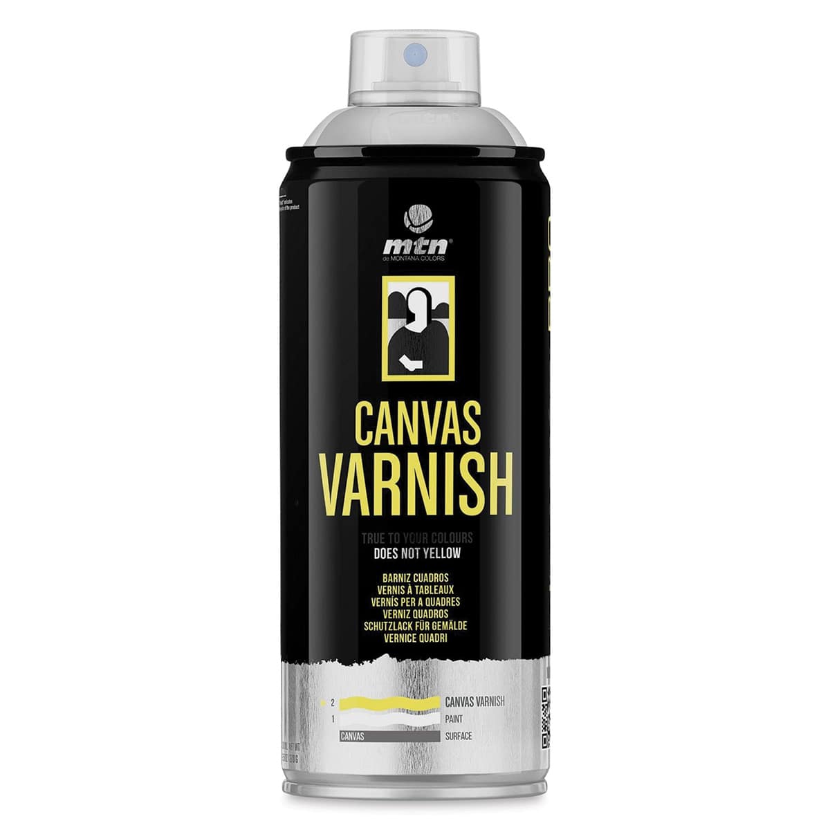 MTN Pro Canvas Spray Varnish - Clear, Satin, 400 ml MTN Pro Canvas Spray Varnish - Clear, Satin, 400 ml