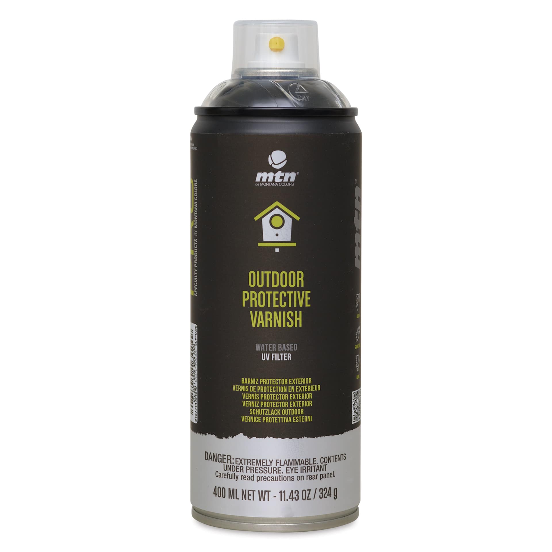 MTN Pro Outdoor Protective Varnish - Gloss, 400 ml with cap on
