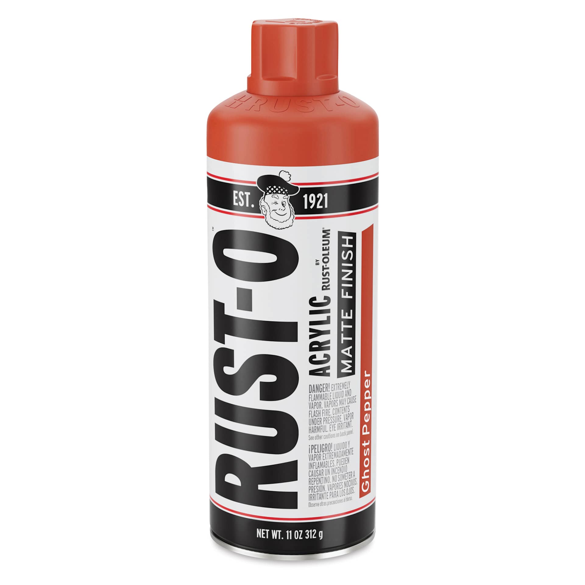 Rust-Oleum Rust-O Artist Acrylic Spray Paint - Ghost Pepper, 11 oz