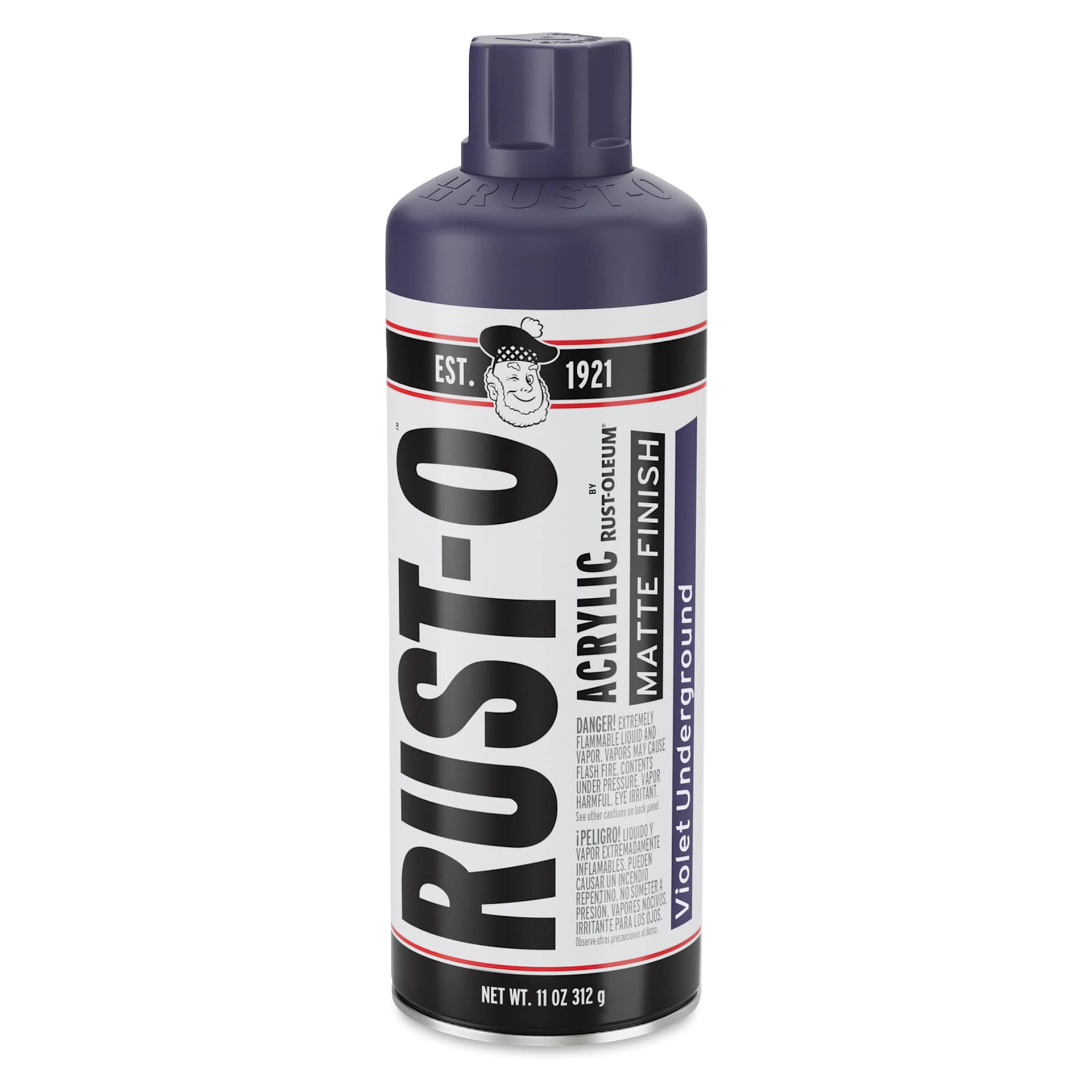 Rust-Oleum Rust-O Artist Acrylic Spray Paint - Violet Underground, 11 oz