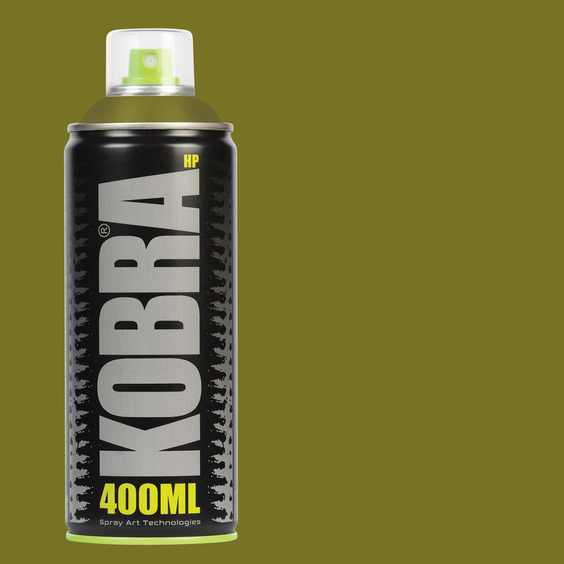 Kobra High Pressure Spray Paint - Pera, 400 ml, Can with swatch