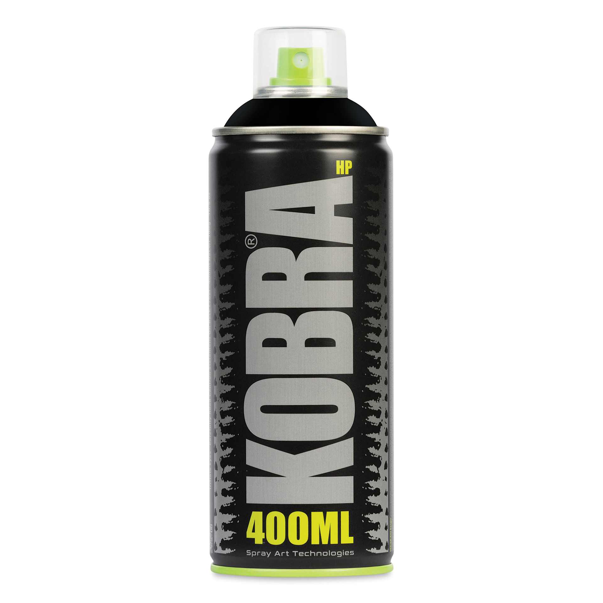Kobra High Pressure Spray Paint - Supergloss Black, 400 ml