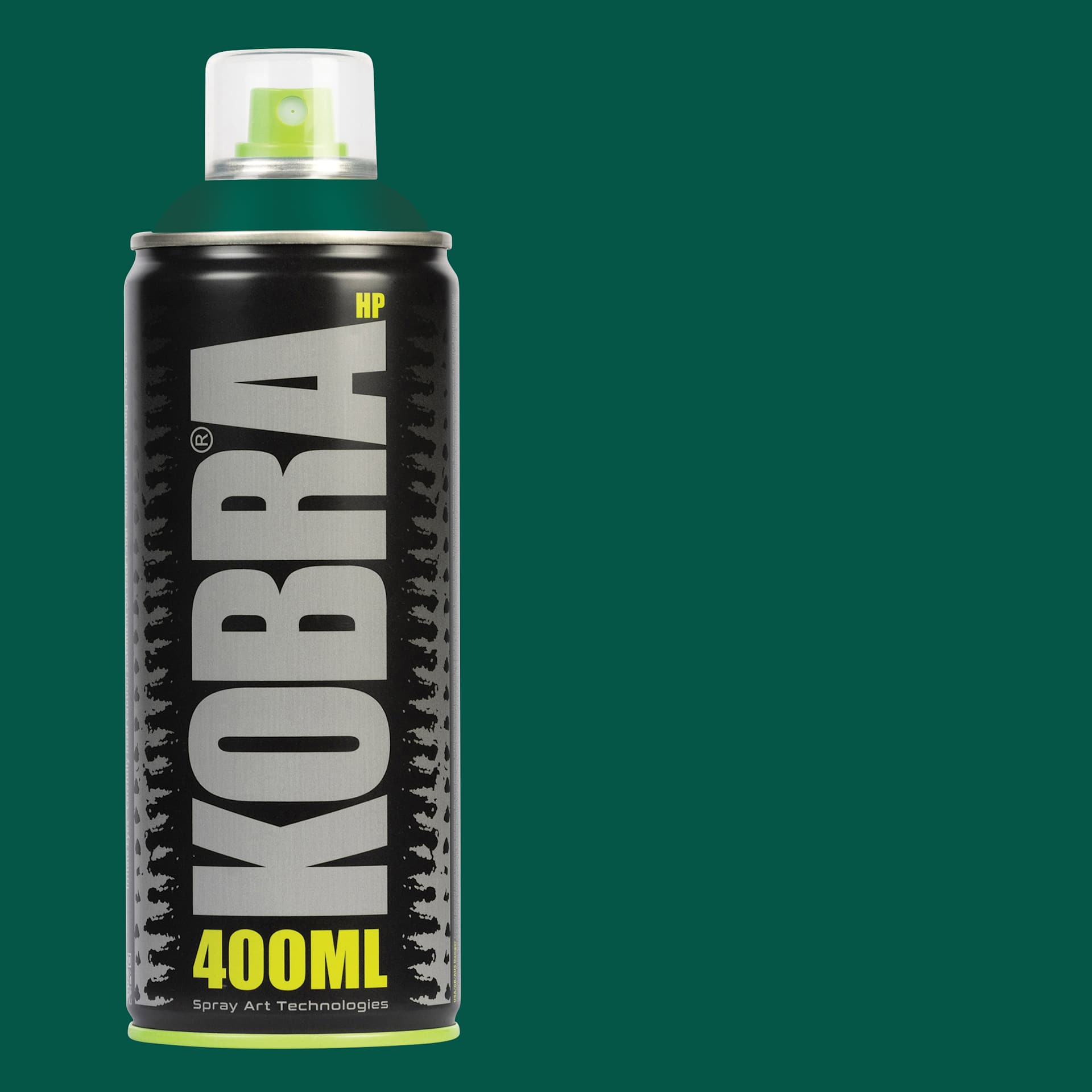 Kobra High Pressure Spray Paint - Bottle, 400 ml, Can with swatch
