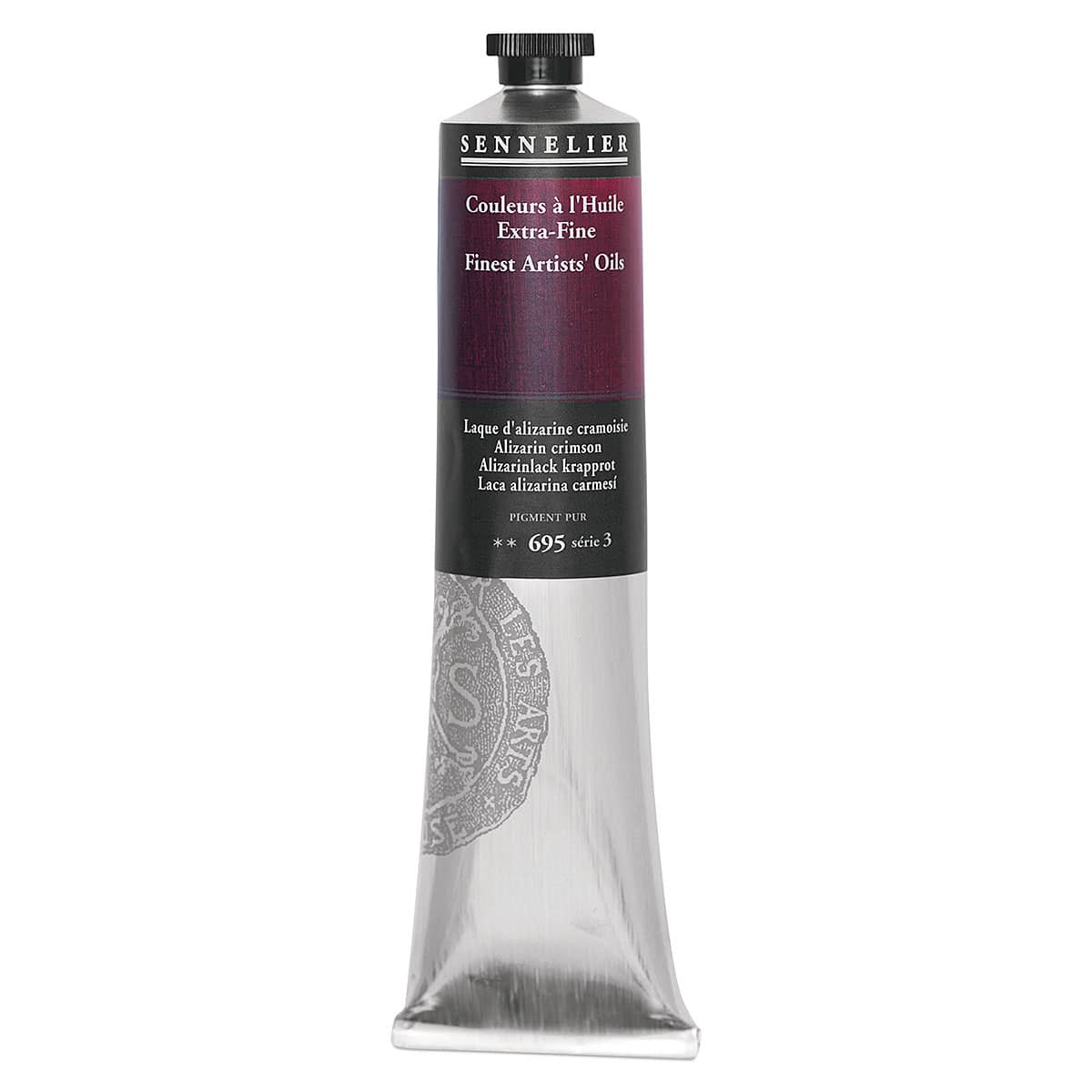 Sennelier Artists' Extra Fine Oil Paint - Alizarin Crimson, 200 ml tube