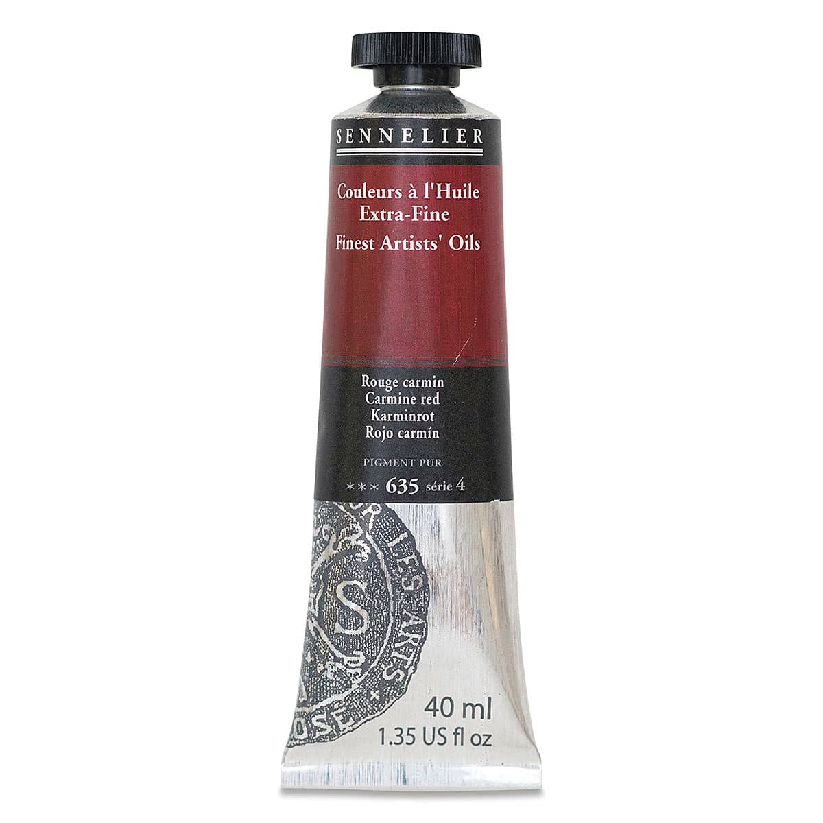 Sennelier Artists' Extra Fine Oil Paint - Carmine, 40 ml tube