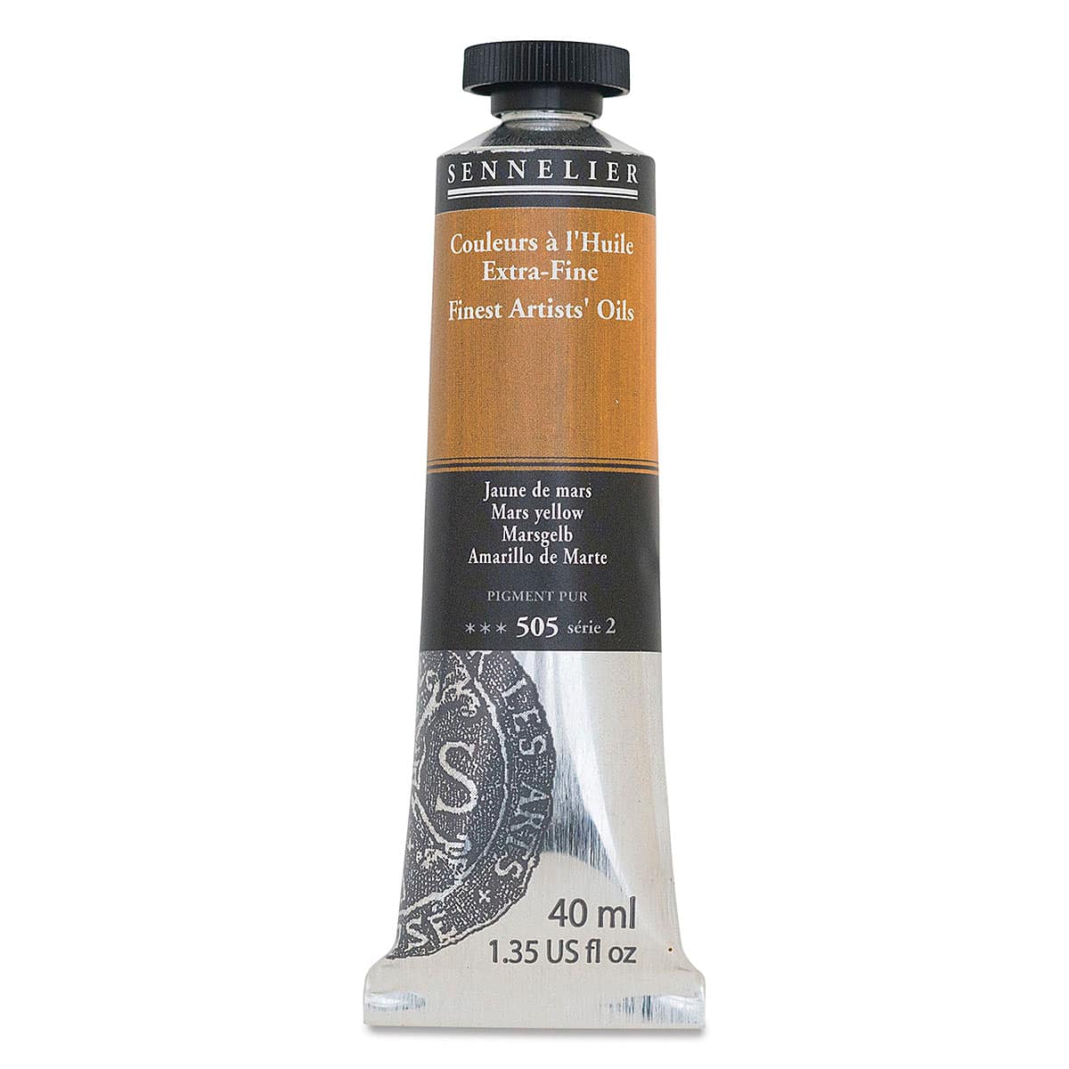 Sennelier Artists' Extra Fine Oil Paint - Mars Yellow, 40 ml tube