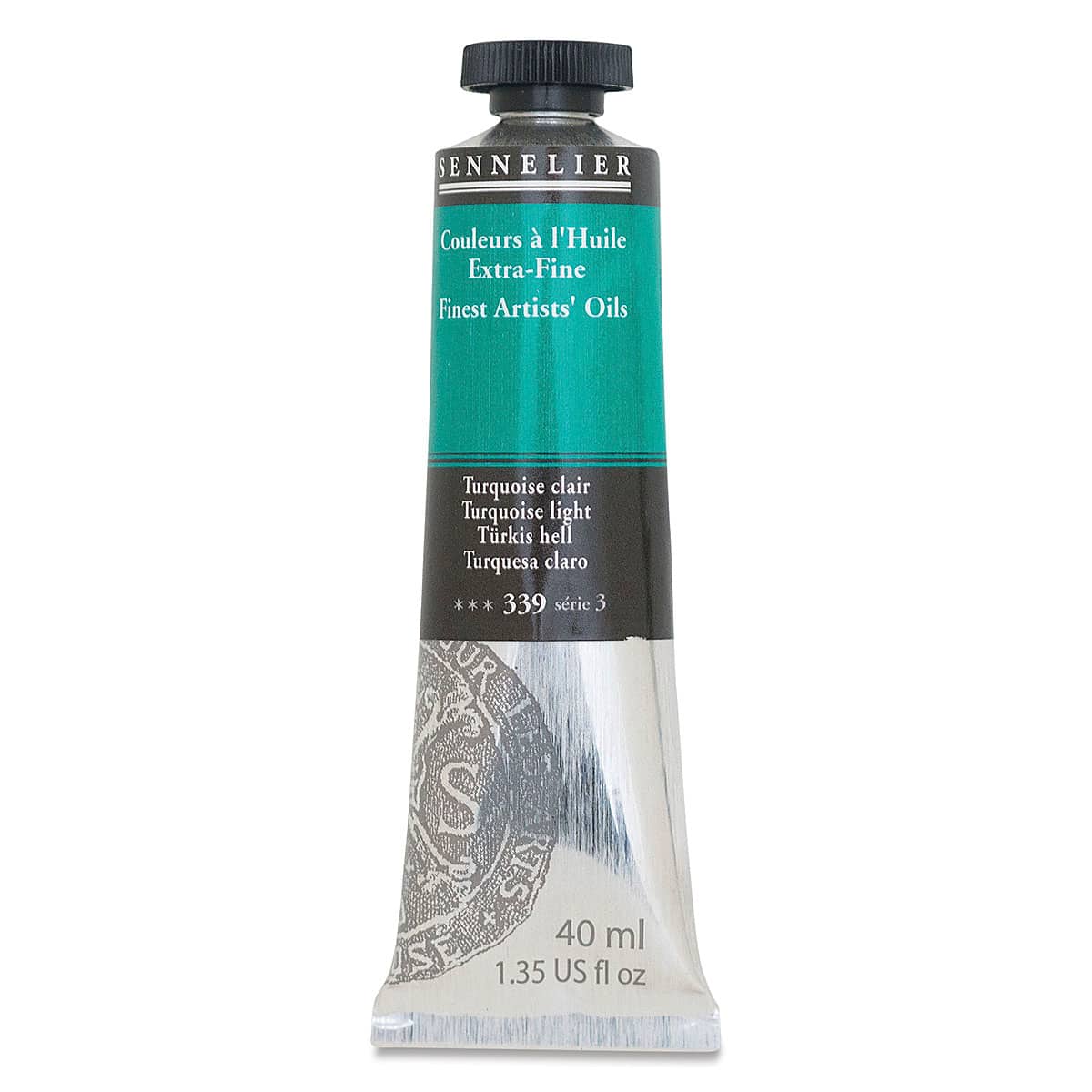 Sennelier Artists' Extra Fine Oil Paint - Turquoise Light, 40 ml tube