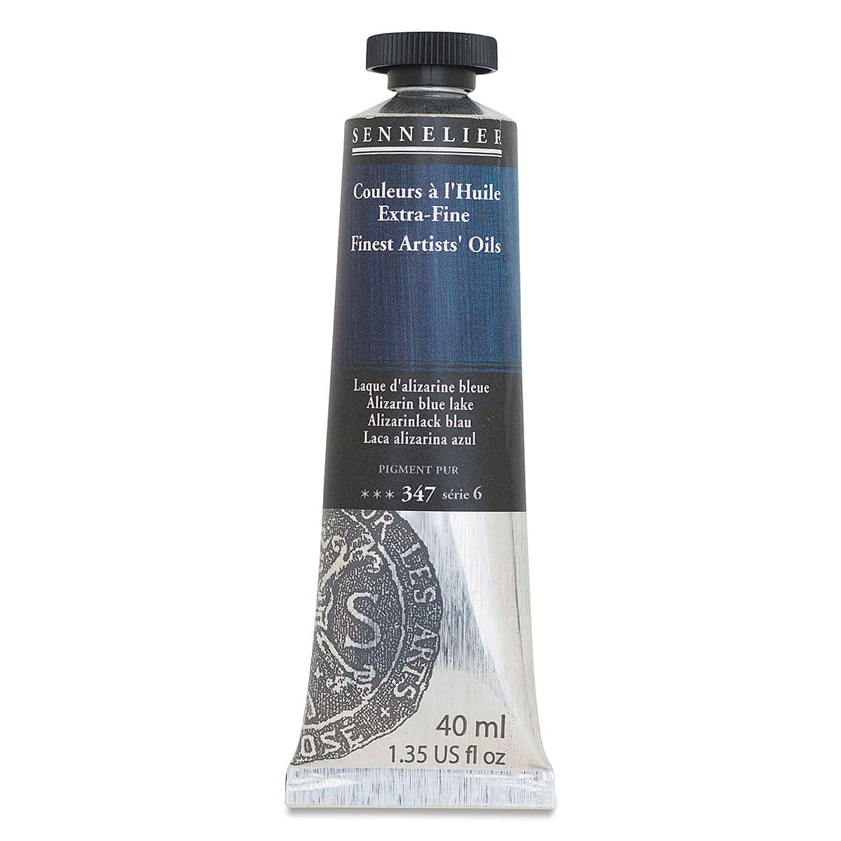 Sennelier Artists' Extra Fine Oil Paint - Alizarin Blue Lake, 40 ml tube