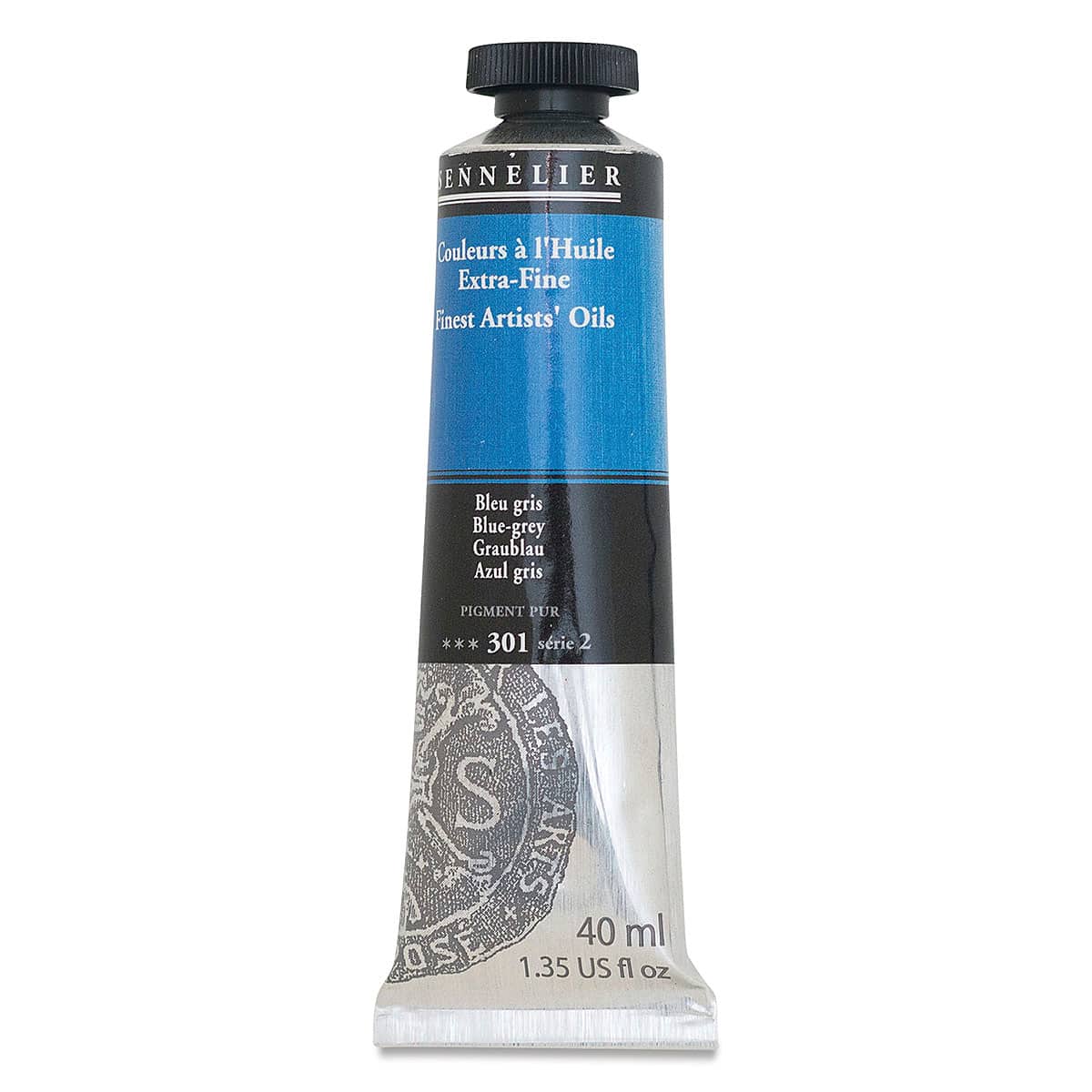 Sennelier Artists' Extra Fine Oil Paint - Blue Gray, 40 ml tube