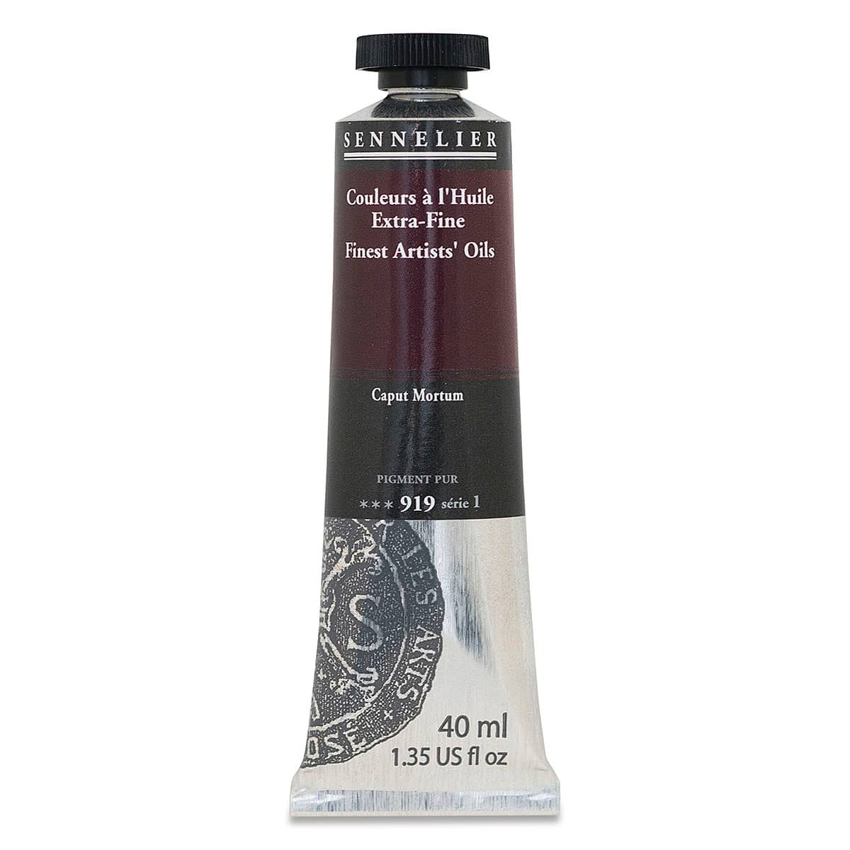 Sennelier Artists' Extra Fine Oil Paint - Caput Mortum, 40 ml tube