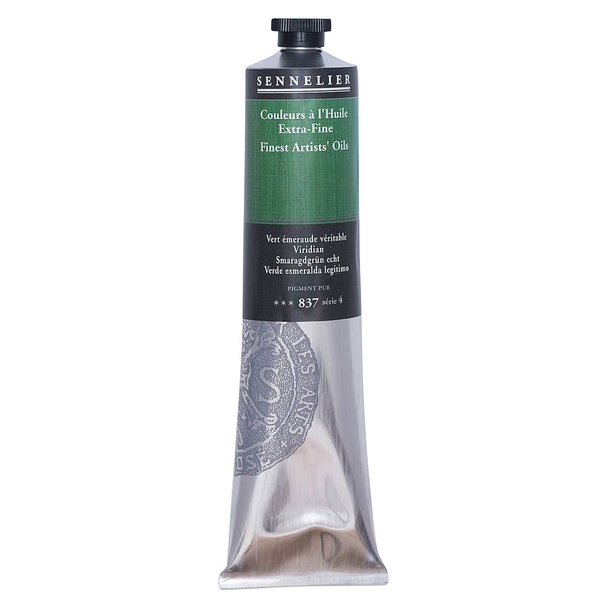 Sennelier Artists' Extra Fine Oil Paint - Viridian, 200 ml tube