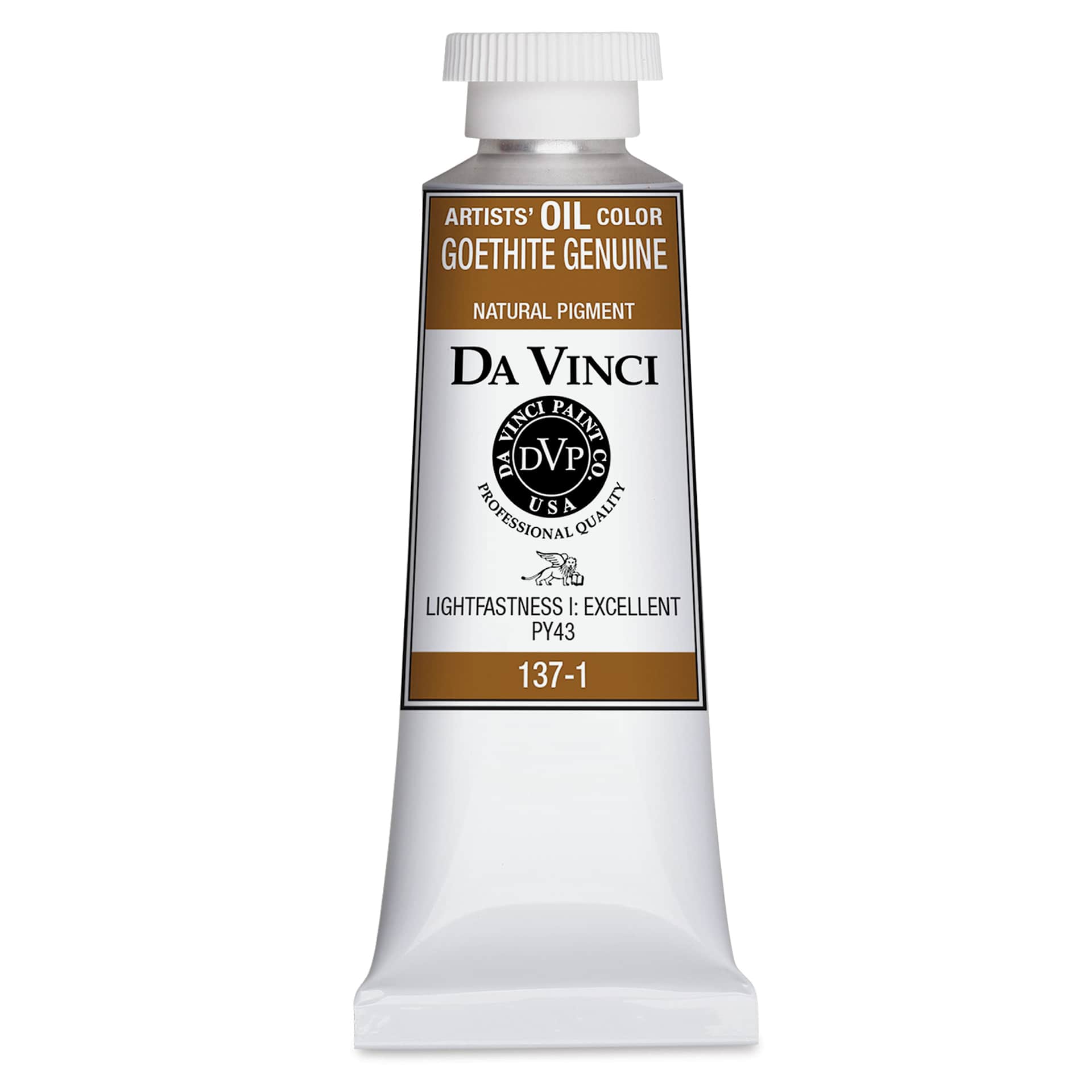 Da Vinci Artists' Oil Color - Goethite Genuine, 37 ml Tube