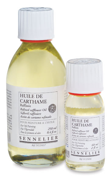 Sennelier Refined Safflower Oil - Front of Two bottles shown
Sennelier Refined Safflower Oil - Front of Two bottles shown