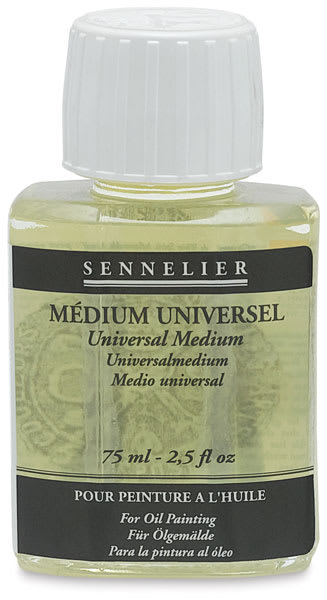 Sennelier Universal Medium - Front of 75 ml bottle
