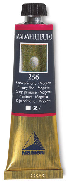 Maimeri Puro Oil Colors - 40 ml Tube of Primary Red Magenta upright
Maimeri Puro Oil Colors - 40 ml Tube of Primary Red Magenta upright