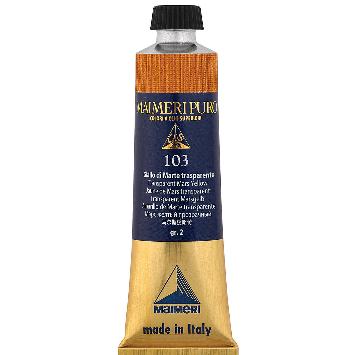 Maimeri Puro Oil Color - Transparent Mars Yellow, 40 ml tube